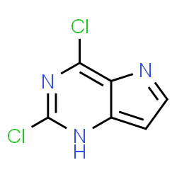 2,4-Dichloro-1H-pyrrolo[3,2-d]pyrimidine structure