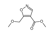 methyl 5-(methoxymethyl)isoxazole-4-carboxylate Structure