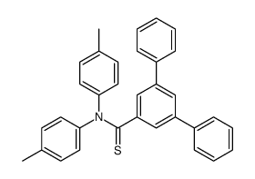 N,N-bis(4-methylphenyl)-3,5-diphenylbenzenecarbothioamide结构式