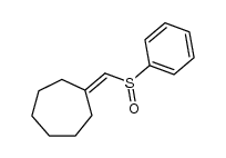 ((phenylsulfinyl)methylene)cycloheptane结构式