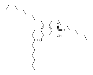 5-hydroxy-2,3,4-tri(nonyl)benzenesulfonic acid结构式