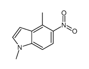 1,4-dimethyl-5-nitroindole Structure