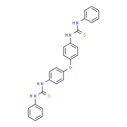 1,1'-(oxydibenzene-4,1-diyl)bis[3-phenyl(thiourea)] Structure