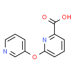 6-(Pyridin-3-yloxy)pyridine-2-carboxylicacid Structure