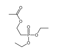 2-diethoxyphosphorylethyl acetate Structure