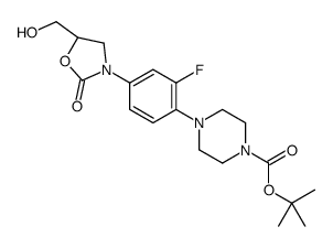 (R)-tert-butyl 4-(2-fluoro-4-(5-(hydroxyMethyl)-2-oxooxazolidin-3-yl)phenyl)piperazine-1-carboxylate picture