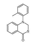 1-o-tolyl-1,2-dihydro-benzo[d][1,3]thiazin-4-one结构式