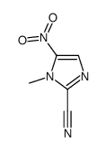 1-methyl-2-cyano-5-nitro-imidazole Structure