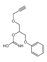 Carbamic acid 1-phenoxymethyl-2-(2-propynyloxy)ethyl ester结构式