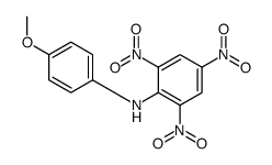 2,4,6-Trinitro-N-(4-methoxyphenyl)aniline Structure