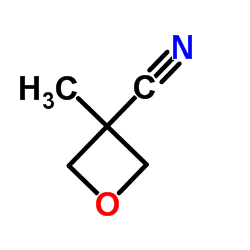 3-Methyl-3-oxetanecarbonitrile Structure