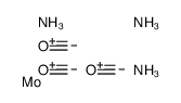 TRIAMMINEMOLYBDENUM(0) TRICARBONYL Structure