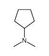 N,N-Dimethylcyclopentanamine Structure