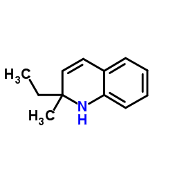 2-Ethyl-2-methyl-1,2-dihydroquinoline结构式