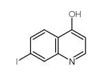 4-羟基-7-碘喹啉结构式