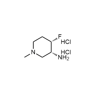 (3R,4S)-4-fluoro-1-methylpiperidin-3-amine dihydrochloride structure