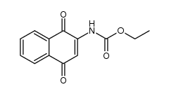 2-Ethoxy-carbonylamino-1,4-naphthochinon结构式