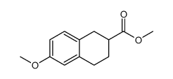 6-甲氧基四氢萘-2-甲酸甲酯结构式