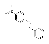 Diazene,1-(4-nitrophenyl)-2-phenyl- Structure