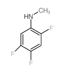 2,4,5-Trifluoro-N-methylaniline结构式