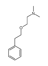 N,N-dimethyl-2-(2-phenylethoxy)ethanamine Structure