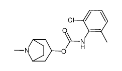 (2-chloro-6-methyl-phenyl)-carbamic acid tropan-3-yl ester Structure