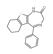 苯他西泮结构式