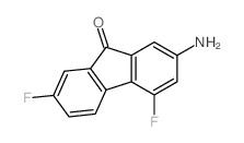 9H-Fluoren-9-one,2-amino-4,7-difluoro-结构式