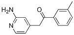 Ethanone, 2-(2-aMino-4-pyridinyl)-1-(3-Methylphenyl) Structure