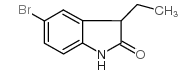 5-BROMO-3-ETHYL-1,3-DIHYDRO-INDOL-2-ONE structure