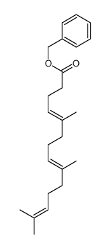 benzyl 5,9,13-trimethyltetradeca-4,8,12-trienoate Structure