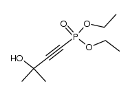 Diethyl (3-hydroxy-3-methyl-1-butynyl)phosphonate结构式