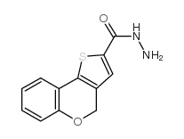 4H-[1]-BENZOPYRANO[4 3-B]THIOPHENE-2-CA& structure