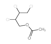 1-Butanol,2,3,4-trichloro-, 1-acetate structure