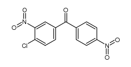 Methanone, (4-chloro-3-nitrophenyl)(4-nitrophenyl)- Structure