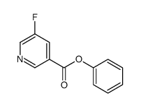 phenyl 5-fluoropyridine-3-carboxylate结构式