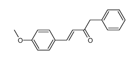 trans-1-phenyl-4-(4-methoxyphenyl)-3-buten-2-one Structure