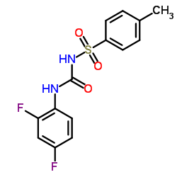 N-[(2,4-Difluorophenyl)carbamoyl]-4-methylbenzenesulfonamide结构式