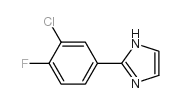 2-(3-chloro-4-fluoro-phenyl)-1h-imidazole Structure