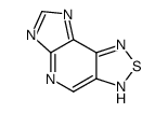 (9ci)-1H-咪唑并[4,5-b][1,2,5]噻二唑并[3,4-d]吡啶结构式