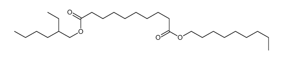 2-ethylhexyl nonyl sebacate Structure