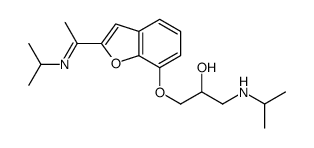 1-[[2-(C-methyl-N-propan-2-ylcarbonimidoyl)-1-benzofuran-7-yl]oxy]-3-(propan-2-ylamino)propan-2-ol Structure