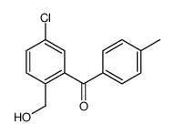 [5-chloro-2-(hydroxymethyl)phenyl]-(4-methylphenyl)methanone Structure