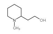 2-Piperidineethanol,1-methyl- Structure