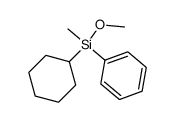 cyclohexyl(methoxy)(methyl)(phenyl)silane Structure