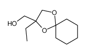 (3-ethyl-1,4-dioxaspiro[4.5]decan-3-yl)methanol结构式