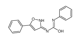 1-phenyl-3-(5-phenyl-1,2-oxazol-3-yl)urea Structure