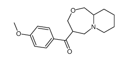 (4-methoxy-phenyl)-(octahydro-pyrido[2,1-c][1,4]oxazepin-4-yl)-methanone结构式