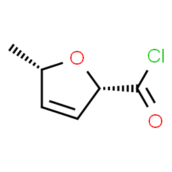 2-Furancarbonyl chloride, 2,5-dihydro-5-methyl-, cis- (9CI)结构式