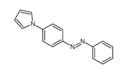 phenyl-(4-pyrrol-1-ylphenyl)diazene Structure